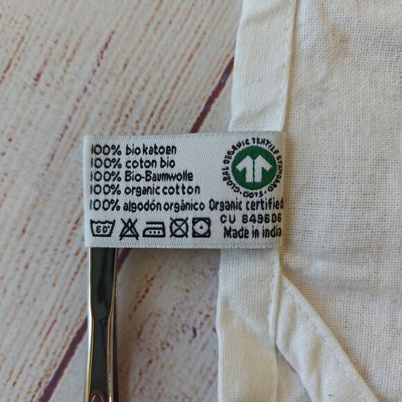 Dille & Kamille red façades 100% organic tea towel - Picture 7 of 7